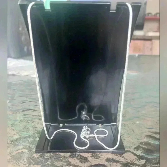 Handmade Glass Charm Silver Necklace - Picture 4 of 4